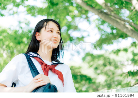 セーラー服の女子高生 セーラー服の女子高生 91101994
