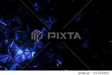 3d render of metallic dark blue textured wallpaper 91102665