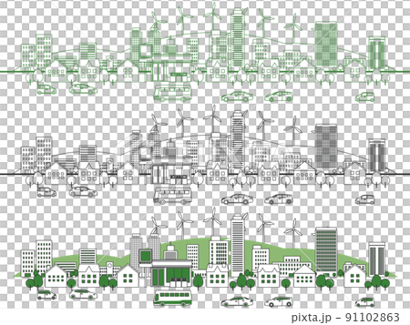 Skyscraper big city background material Skyscraper big city background material 91102863