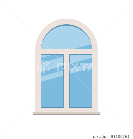 object round windows icon. Interior and exterior elements. 91106261
