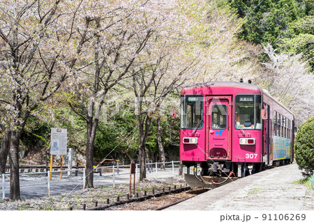 【長良川鉄道】北濃駅で停車する列車 91106269