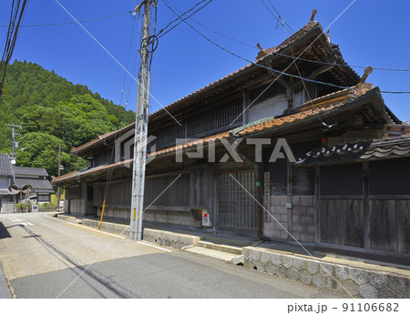 智頭の町並み　智頭宿（鳥取県八頭郡智頭町） 91106682