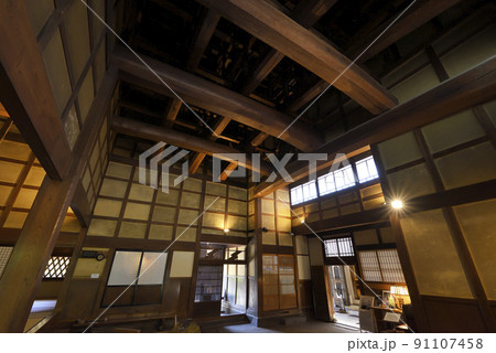 石谷家住宅内部 智頭宿(鳥取県八頭郡智頭町) 石谷家住宅内部 智頭宿(鳥取県八頭郡智頭町) 91107458