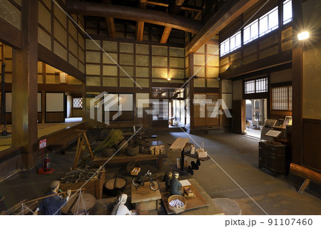 石谷家住宅内部 智頭宿(鳥取県八頭郡智頭町) 石谷家住宅内部 智頭宿(鳥取県八頭郡智頭町) 91107460