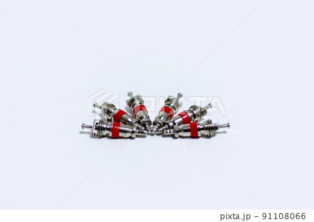 綺麗に並べた耐熱バルブコア、赤ムシ 綺麗に並べた耐熱バルブコア、赤ムシ 91108066