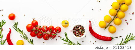 Food background, top view Food background, top view 91108418