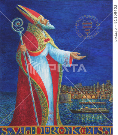 Saint Blaise, Dominican church in Dubrovnik Saint Blaise, Dominican church in Dubrovnik 91109402