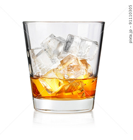 Whiskey glass. Isolated Whiskey glass. Isolated 91110305