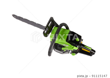 Chainsaw on white Chainsaw on white 91115147