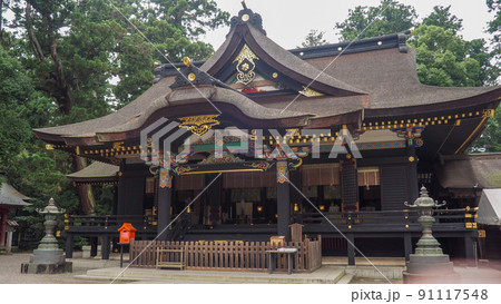 香取神宮　拝殿・幣殿・神饌所 91117548