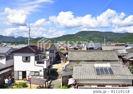 2021年夏。赤穂線の西大寺駅から播州赤穂間の車窓からの風景 91119118