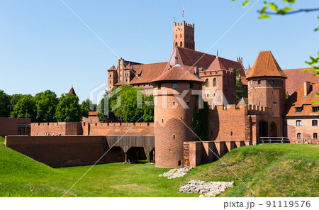 Castle of Teutonic Order in Malbork, Poland Castle of Teutonic Order in Malbork, Poland 91119576