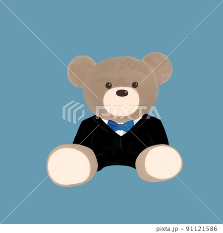 スーツを着たクマのイラスト素材 [91121586] - PIXTA