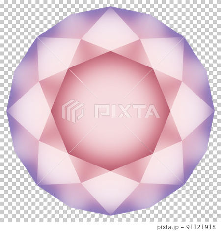 colorful diamond top view 91121918