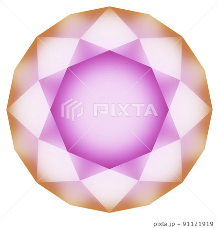 colorful diamond top view 91121919