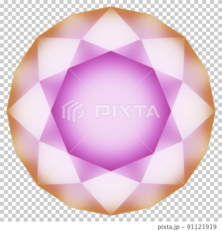 colorful diamond top view 91121919