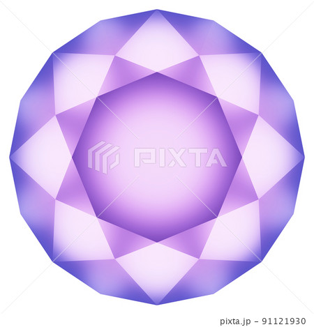 colorful diamond top view 91121930