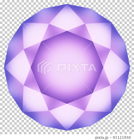 colorful diamond top view 91121930