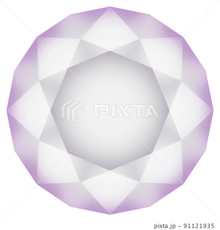 colorful diamond top view 91121935