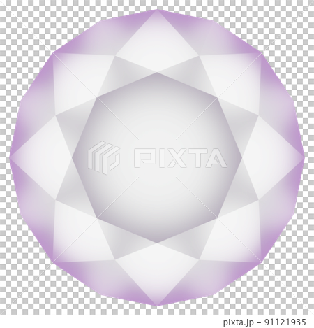 colorful diamond top view 91121935