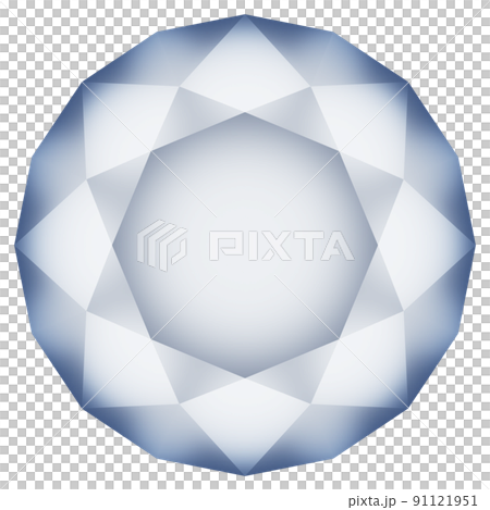 colorful diamond top view 91121951