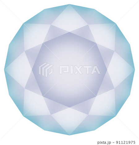 colorful diamond top view 91121975