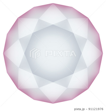 colorful diamond top view 91121976
