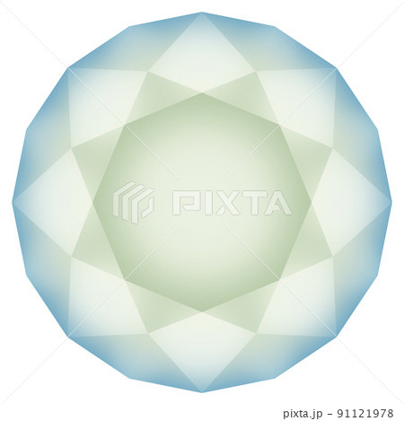 colorful diamond top view 91121978