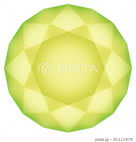 colorful diamond top view 91121979