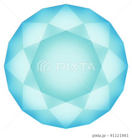 colorful diamond top view 91121981