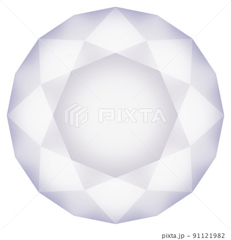 colorful diamond top view 91121982