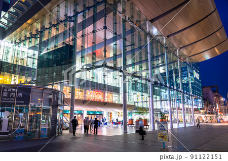 《福井県》福井駅前・都市風景 91122151