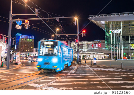 《福井県》福井駅前・都市風景 91122160