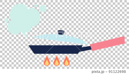 Scandinavian kitchen pot icon-frying pan cooking 91122698