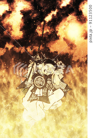 浮世絵　七福神　その24 　炎バージョン 91123500
