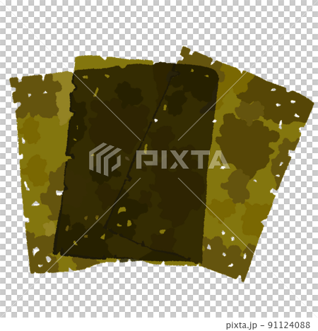 Illustration of Korean seaweed 91124088