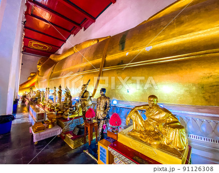 Wat Phra Phutta Saiyat or Wat Phra Phuttha Saiyat in Phetchaburi, Thailand 91126308