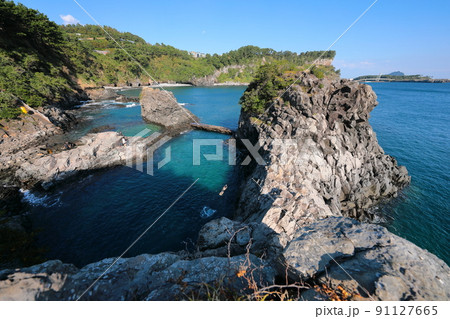 済州島 ビーチ 海水浴場 91127665