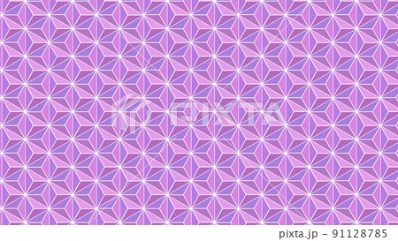 紫の麻の葉模様 16:9 紫の麻の葉模様 16:9 91128785