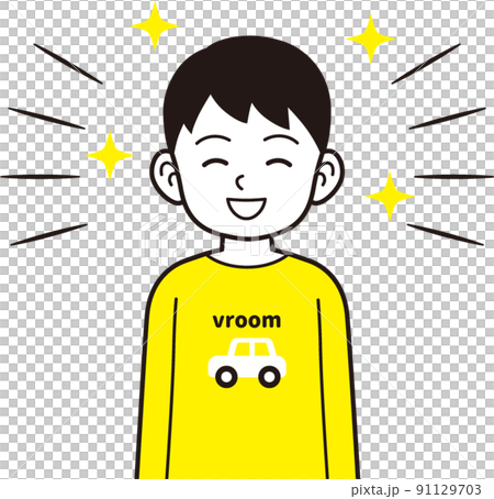 笑顔の男の子 91129703