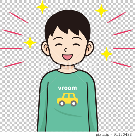有等高線的笑臉男孩 91130488