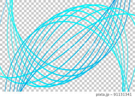 Wave curve blue 91131341