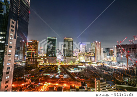 ウエスティン大阪からの梅田夜景 【大阪夜景】 ウエスティン大阪からの梅田夜景 【大阪夜景】 91131538