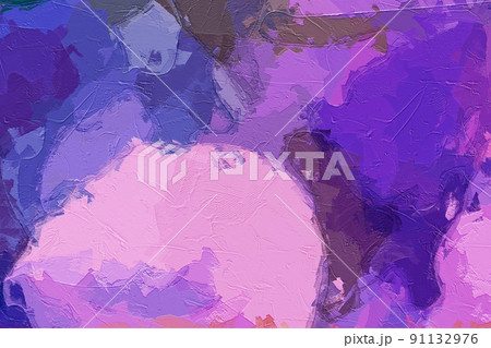 Abstract beautiful oil painting geometric illustration Abstract beautiful oil painting geometric illustration 91132976