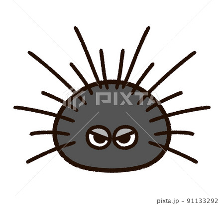 かわいいガンガゼのキャラクター 91133292