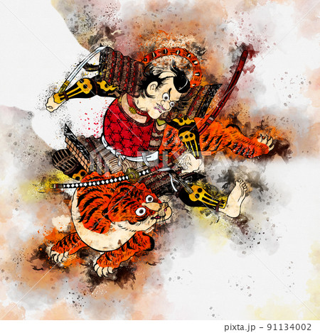 SAMURAI by レシェック ガチュコフスキ 絵画 SAMURAI by レシェック ガチュコフスキ 絵画 Japanese Print