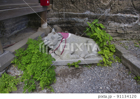 布引観音・布引山釈尊寺　幻牛伝説　本堂　長野県小諸市 91134120
