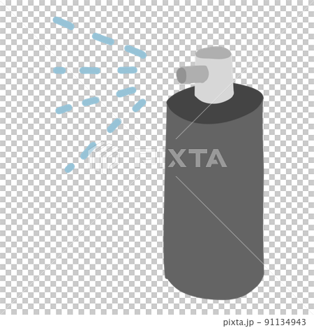 スプレーから噴射のイメージイラスト 91134943