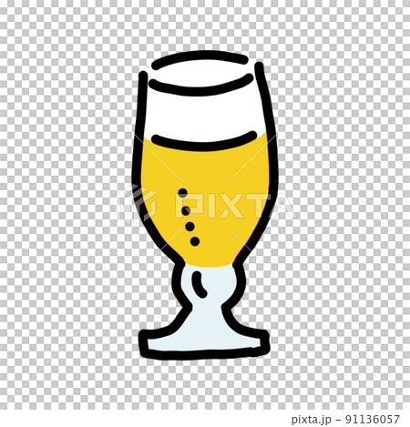 Simple icon of beer Pilsner 1 Simple icon of beer Pilsner 1 91136057