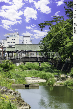 琴平 金倉川の橋 香川県琴平町 琴平 金倉川の橋 香川県琴平町 91137204